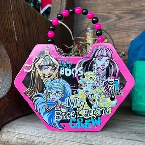 Monster High My Boos My Skeleton Crew tin box purse!